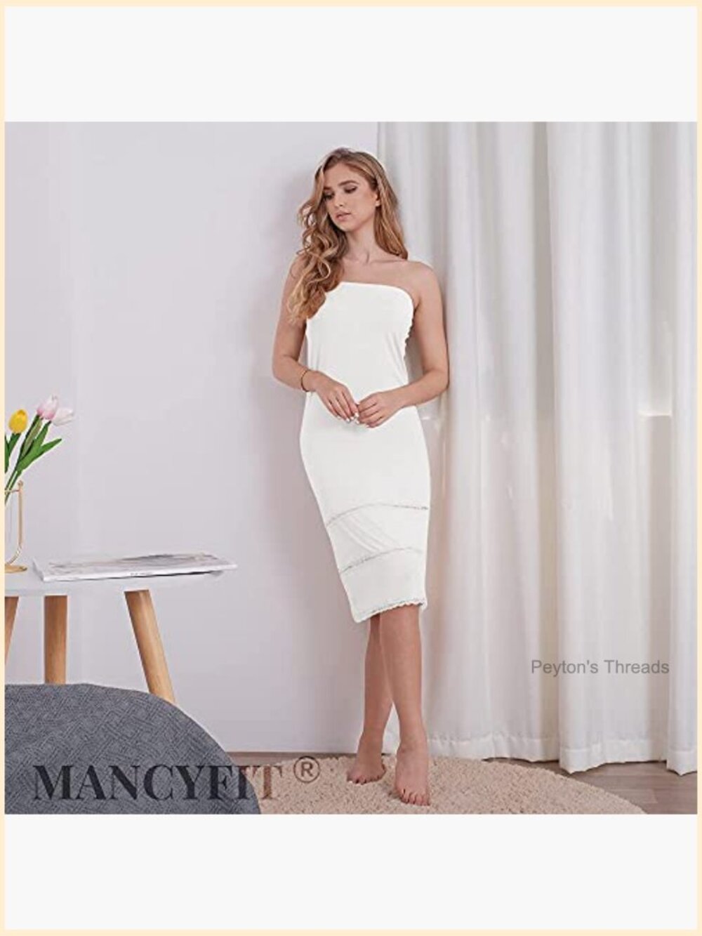 Strapless Full Slip with Invisible Straps for Under Dresses - Picture 6 of 7